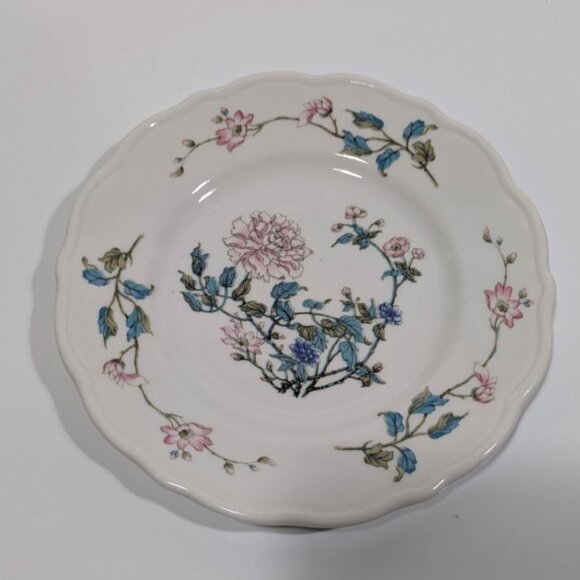 Syracuse China Summerdale Bread Plate Floral Vintage Ceramic Scalloped Edge USA - Picture 1 of 7
